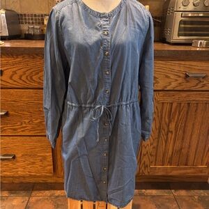 $3 SALE 🖤C&C California Blue Long Sleeve Dress